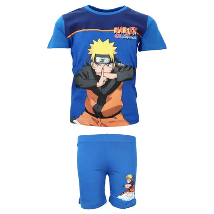 Anime Naruto Shippuden Sommerset Shorts plus T-Shirt - WS-Trend.de Gr. 104 bis 152 Baumwolle