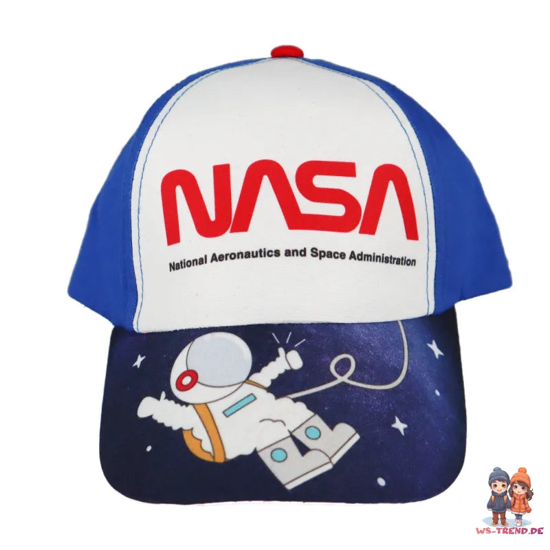 NASA Space Kinder Jungen Basecap Baseball Kappe Mütze - WS-Trend.de Hut Gr. 48-51