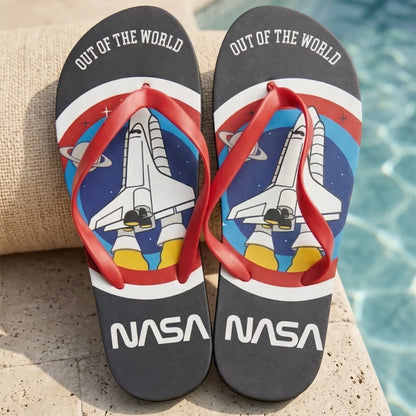 NASA Space Center Jungen FlipFlops Sandalen Latschen Zehentrenner - WS-Trend.de