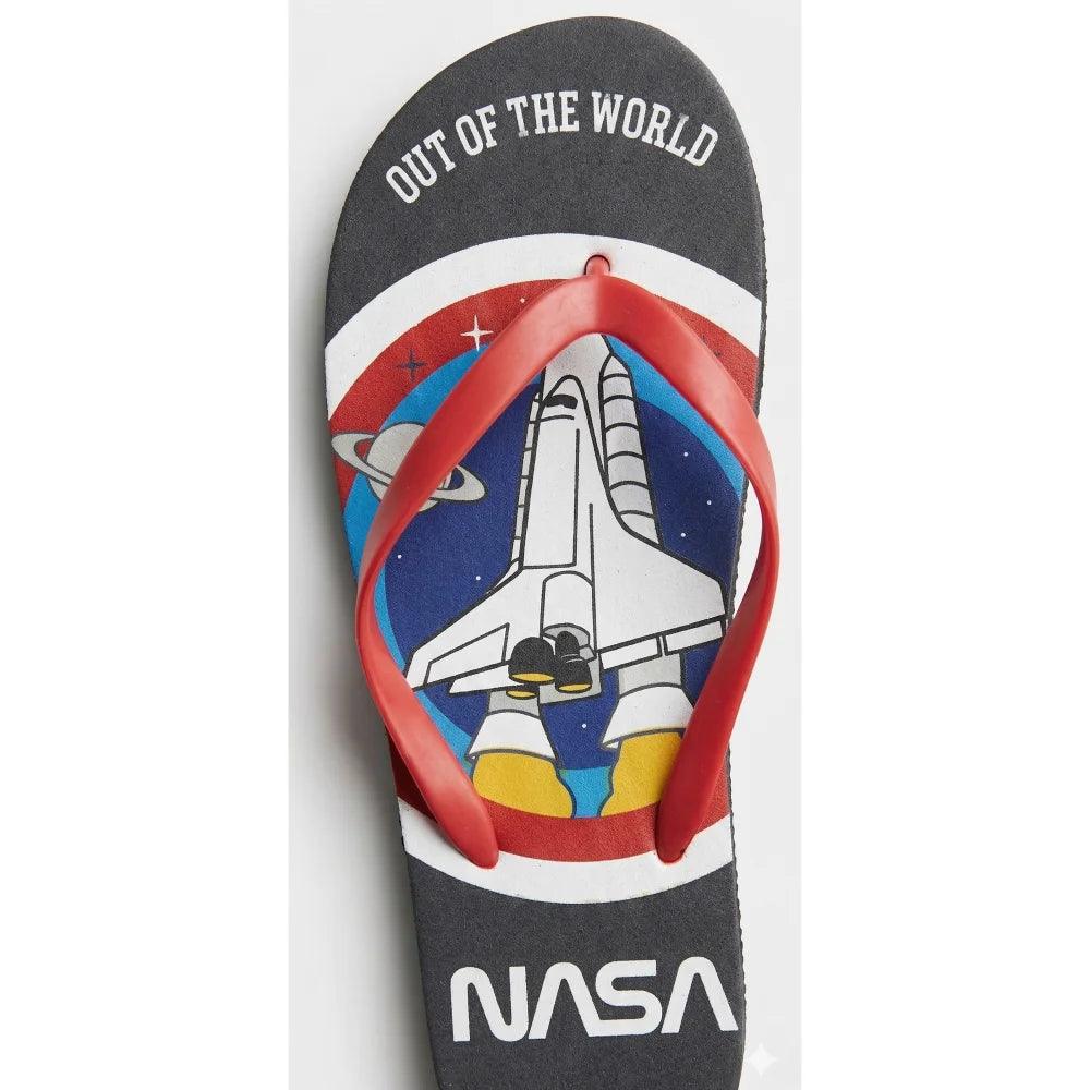NASA Space Center Jungen FlipFlops Sandalen Latschen Zehentrenner - WS-Trend.de