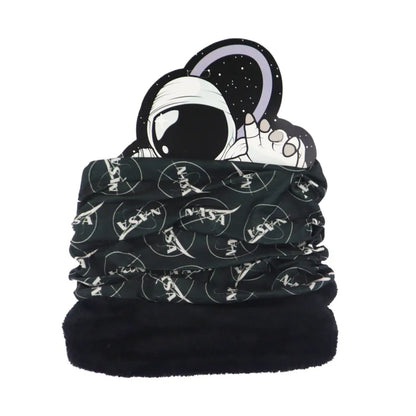 NASA Kinder Herbst Wintermütze plus Loop - WS-Trend.de Space Center - Winter Set Mütze Loopschal 54 56