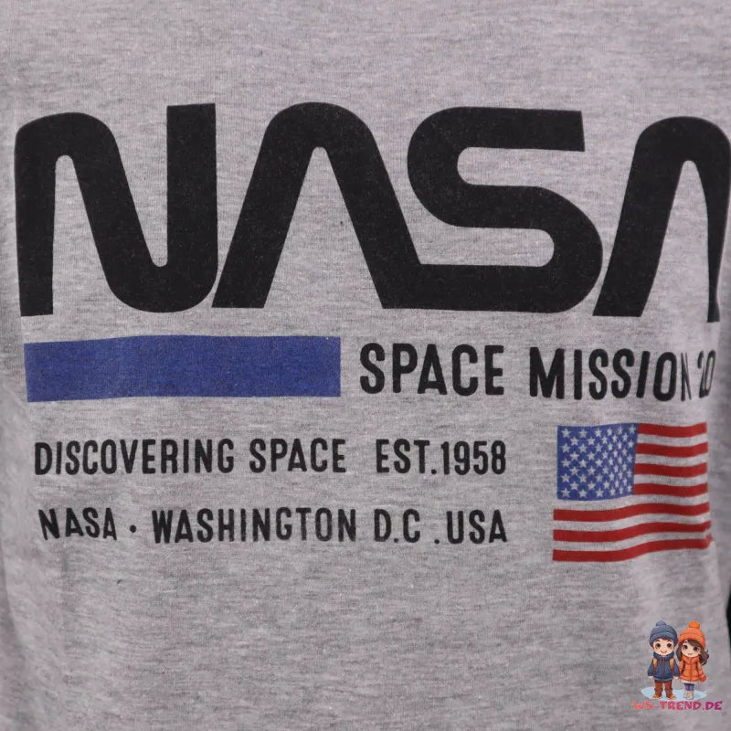 NASA Kinder Jungen Schlafanzug Pyjama - WS-Trend.de Space Center Jugend kurzarm 134 bis 164