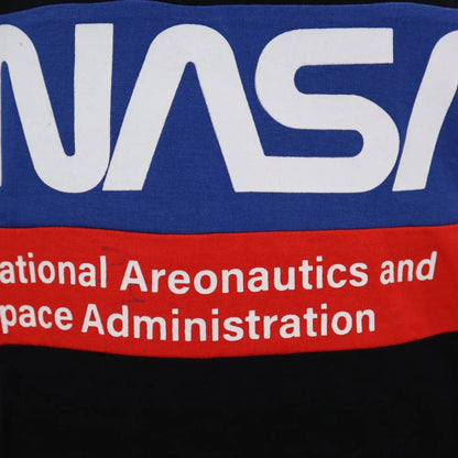 NASA Space Center Kinder langarm T-Shirt Jungen - WS-Trend.de 134-164 Baumwolle Schwarz Grau