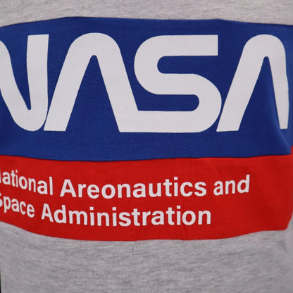 NASA Space Center Kinder langarm T-Shirt Jungen - WS-Trend.de 134-164 Baumwolle Schwarz Grau