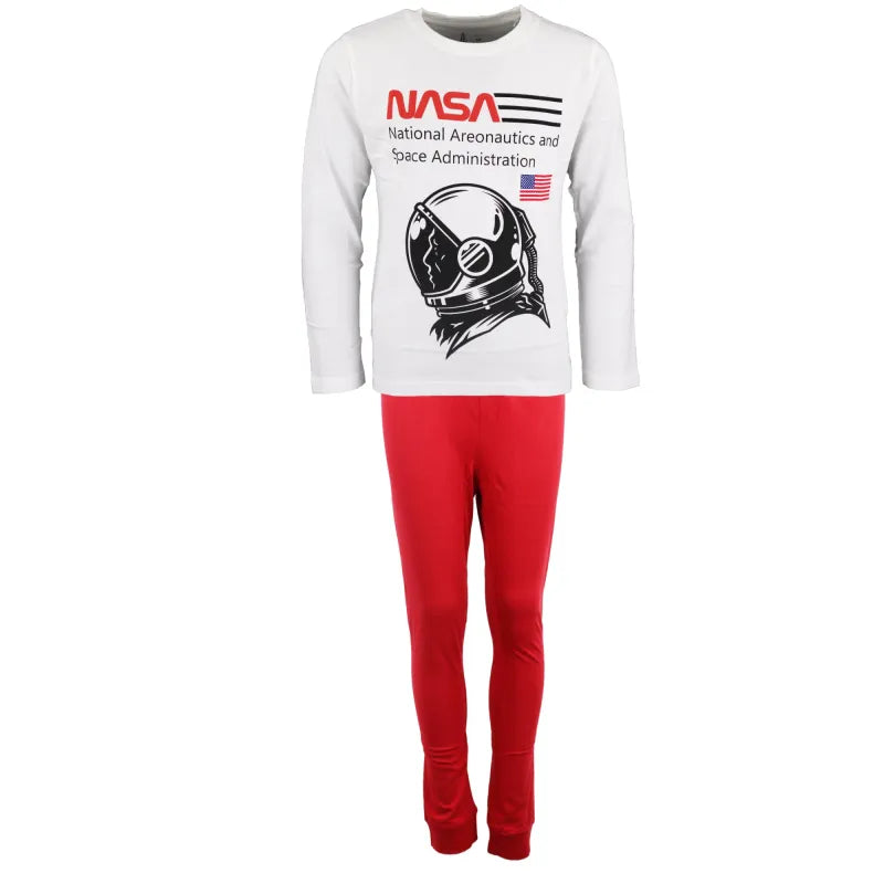 NASA Space Center Jugend Jungen Schlafanzug langarm Pyjama - WS-Trend.de kurzarm 134 bis 164