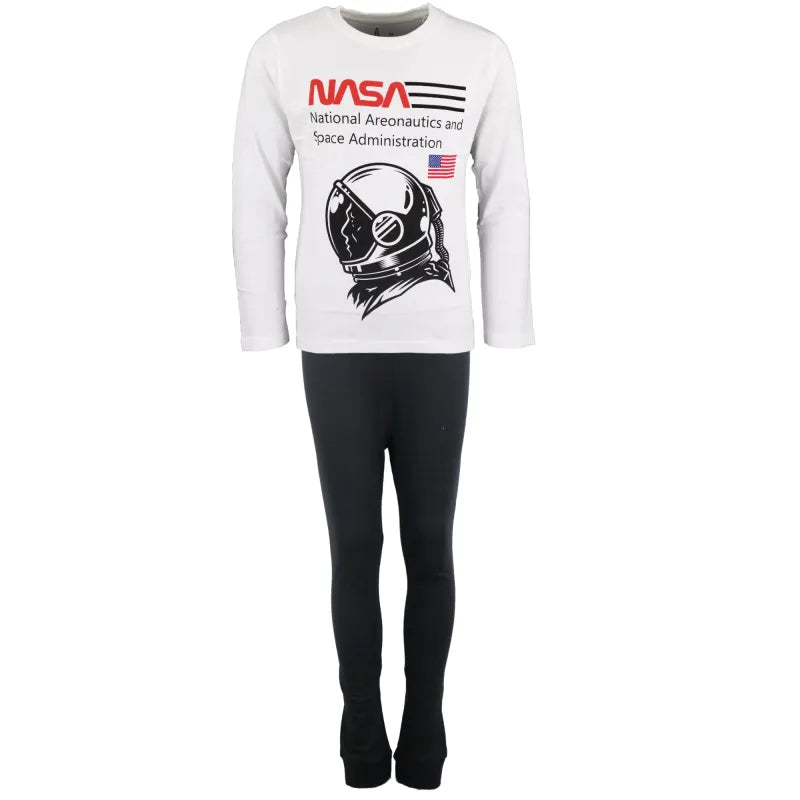 NASA Space Center Jugend Jungen Schlafanzug langarm Pyjama - WS-Trend.de kurzarm 134 bis 164