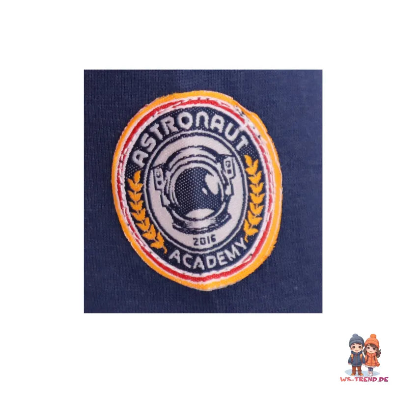NASA Space Center Kinder langarm T-Shirt Jungen - WS-Trend.de 134-164 Baumwolle Schwarz Grau