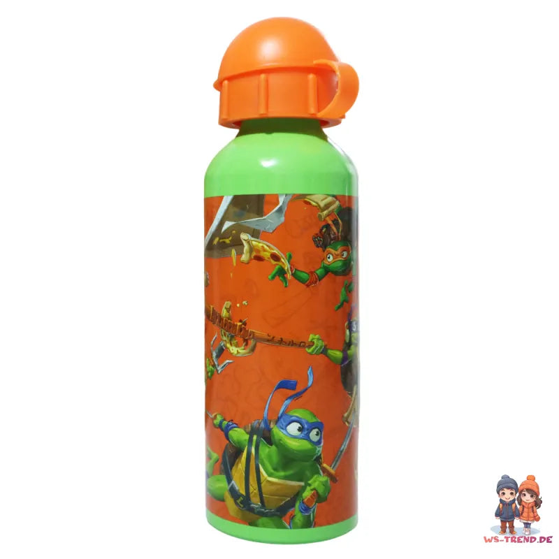 Teenage Mutant Ninja Turtles ALU - Wasserflasche Trinkflasche Flasche 500 ml - WS-Trend.de