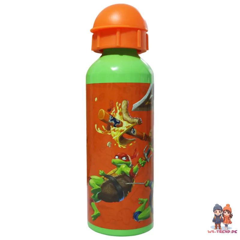 Teenage Mutant Ninja Turtles ALU - Wasserflasche Trinkflasche Flasche 500 ml - WS-Trend.de