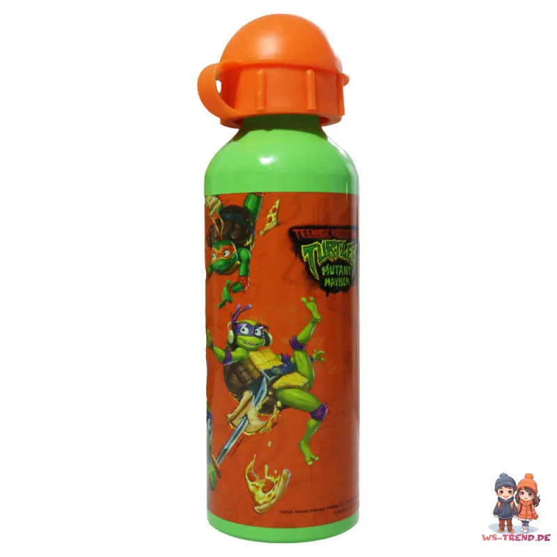 Teenage Mutant Ninja Turtles ALU - Wasserflasche Trinkflasche Flasche 500 ml - WS-Trend.de