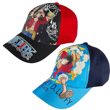 One Piece Luffy and Crew Jungen Basecap Baseball Kappe Mütze - WS-Trend.de Luffe Gr. 54 - 56