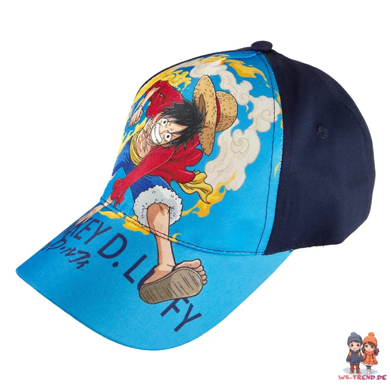 One Piece Luffy and Crew Jungen Basecap Baseball Kappe Mütze - WS-Trend.de Luffe Gr. 54 - 56