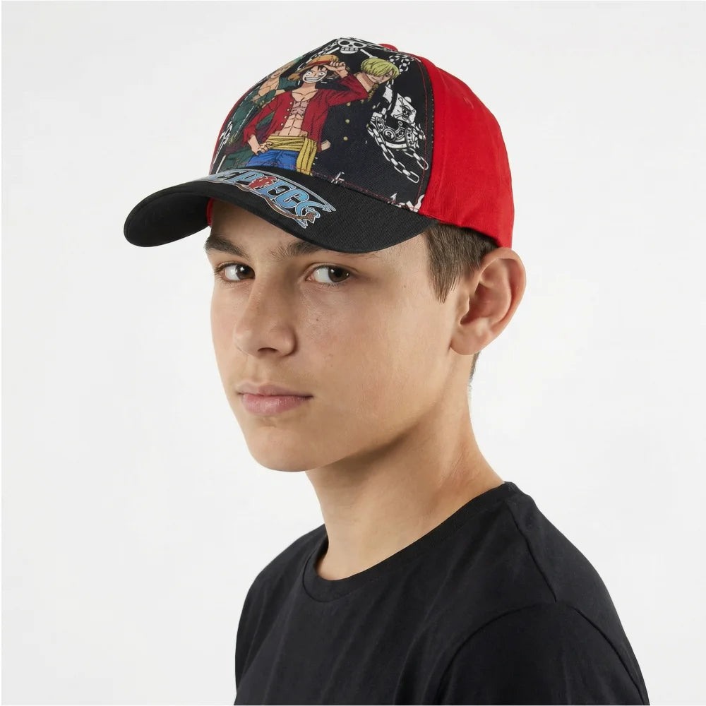 One Piece Luffy and Crew Jungen Basecap Baseball Kappe Mütze - WS-Trend.de Luffe Gr. 54 - 56