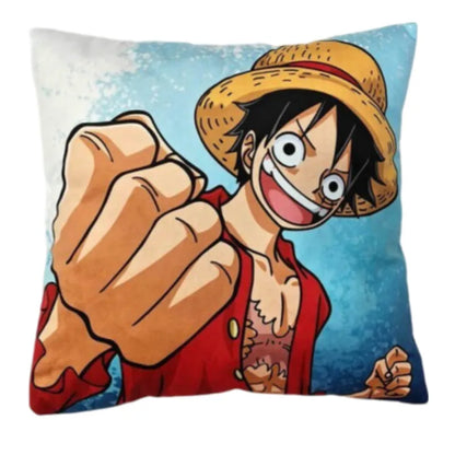 Anime One Piece Monkey D Ruffy Crew Kissen Dekokissen 40x40 cm - WS-Trend.de