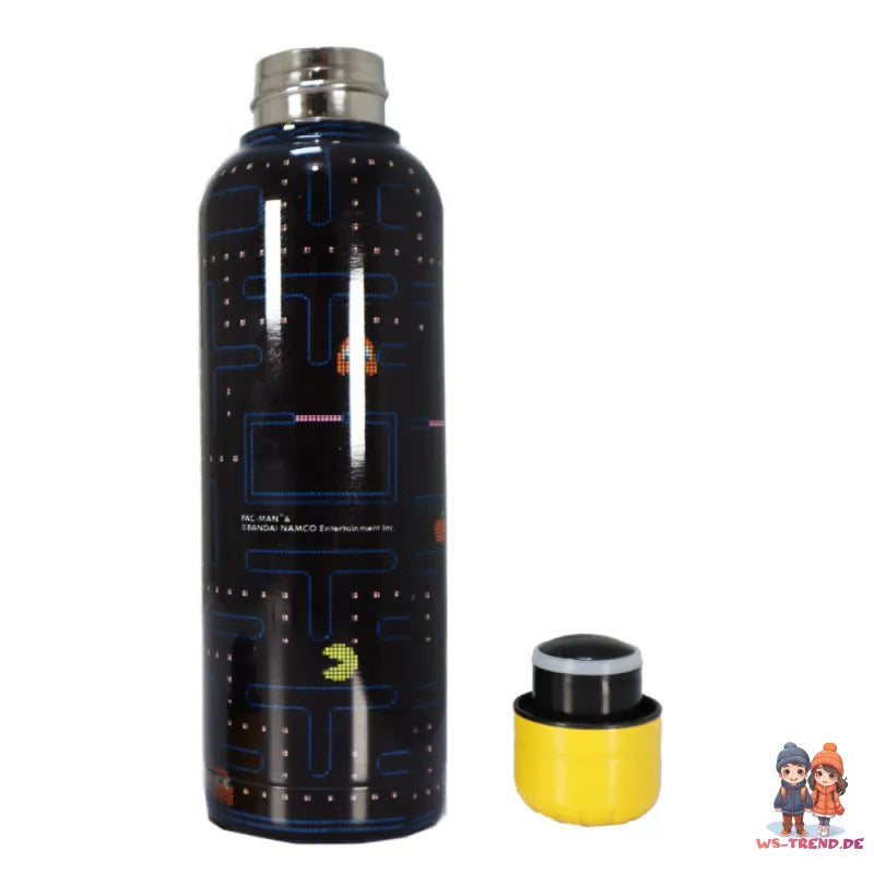 Pac-Man Gamer Thermoflasche Edelstahl Trinkflasche 515 ml - WS-Trend.de Wasserflasche