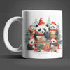 Weihnachten Panda Kaffeetasse Teetasse Tasse Geschenkidee 330 ml