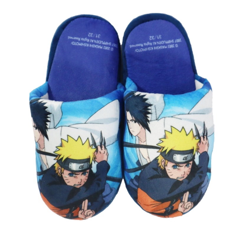Naruto Shippuden Jungen Hausschuhe Slipper Schlüpfschuhe Pantoffeln - WS-Trend.de 29-41