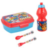 Paw Patrol Chase 4 teiliges Set Lunchbox mit Trinkbecher und Besteck