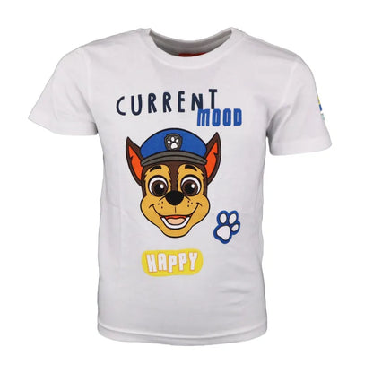 Paw Patrol Chase Jungen Kinder T-Shirt - WS-Trend.de Patch kurzarm 98 -128 Baumwolle