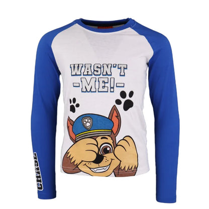 Paw Patrol Chase Marshall Rubble Kinder langarm Shirt - WS-Trend.de Jungen Langarmshirt 98-128 Baumwolle