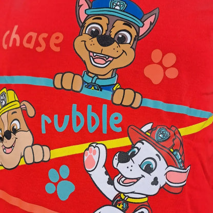 Paw Patrol Jungen Kinder Schlafanzug Pyjama - WS-Trend.de Welpen kurzarm 98 - 128 Baumwolle