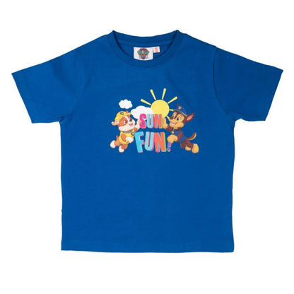 Paw Patrol Jungen Kinder Schlafanzug Pyjama - WS-Trend.de Welpen kurzarm 98 -116 Baumwolle