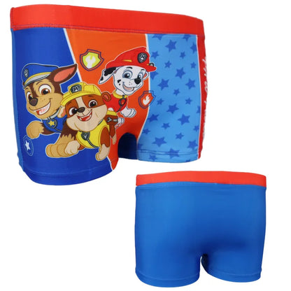 Paw Patrol Kinder Badehose Badeshorts - WS-Trend.de Shorts jungen Bademode Gr. 98-128 Rot Blau