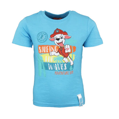 Paw Patrol Marshall Jungen Kinder T-Shirt - WS-Trend.de kurzarm 98 -128 Blau Gelb Baumwolle