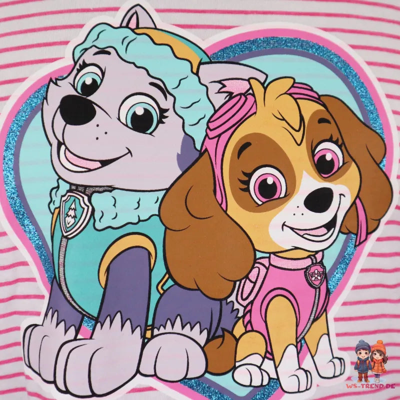 Paw Patrol Skye und Everest Kinder kurzarm Kleid - WS-Trend.de Sommerkleid 98 -128 Baumwolle
