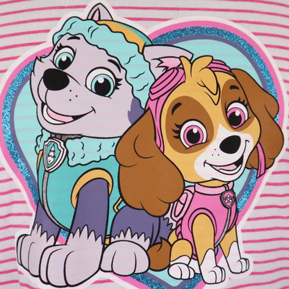Paw Patrol Skye und Everest Kinder kurzarm Kleid - WS-Trend.de Sommerkleid 98 -128 Baumwolle