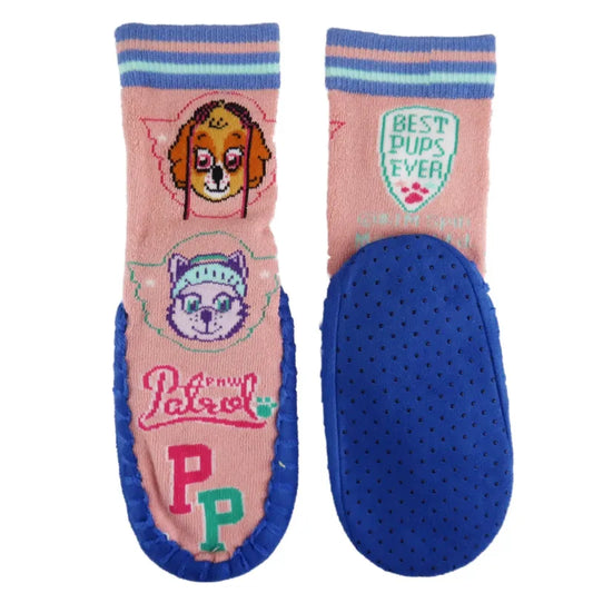 Paw Patrol Skye Everest Kinder Stopper Socken - WS-Trend.de Mädchen antirutsch lange Stoppersocken 23 bis 28