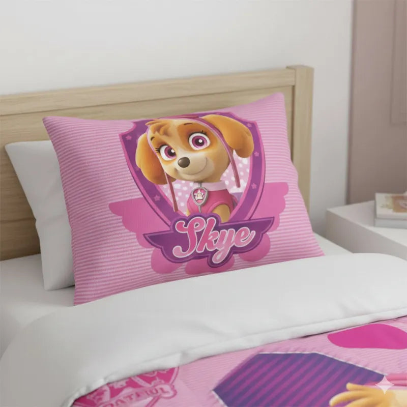 Paw Patrol Skye Everest Kinder Bettwäsche Set 135/140x200 65x65 Mädchen - WS-Trend.de