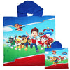 PAW Patrol Kinder Jungen Mikrofaser Poncho Badetuch Badeponcho 55x110 cm