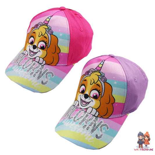 Paw Patrol Skye Einhorn Kinder Basecap - WS-Trend.de Baby Baseball Kappe Mädchen Gr. 52-54