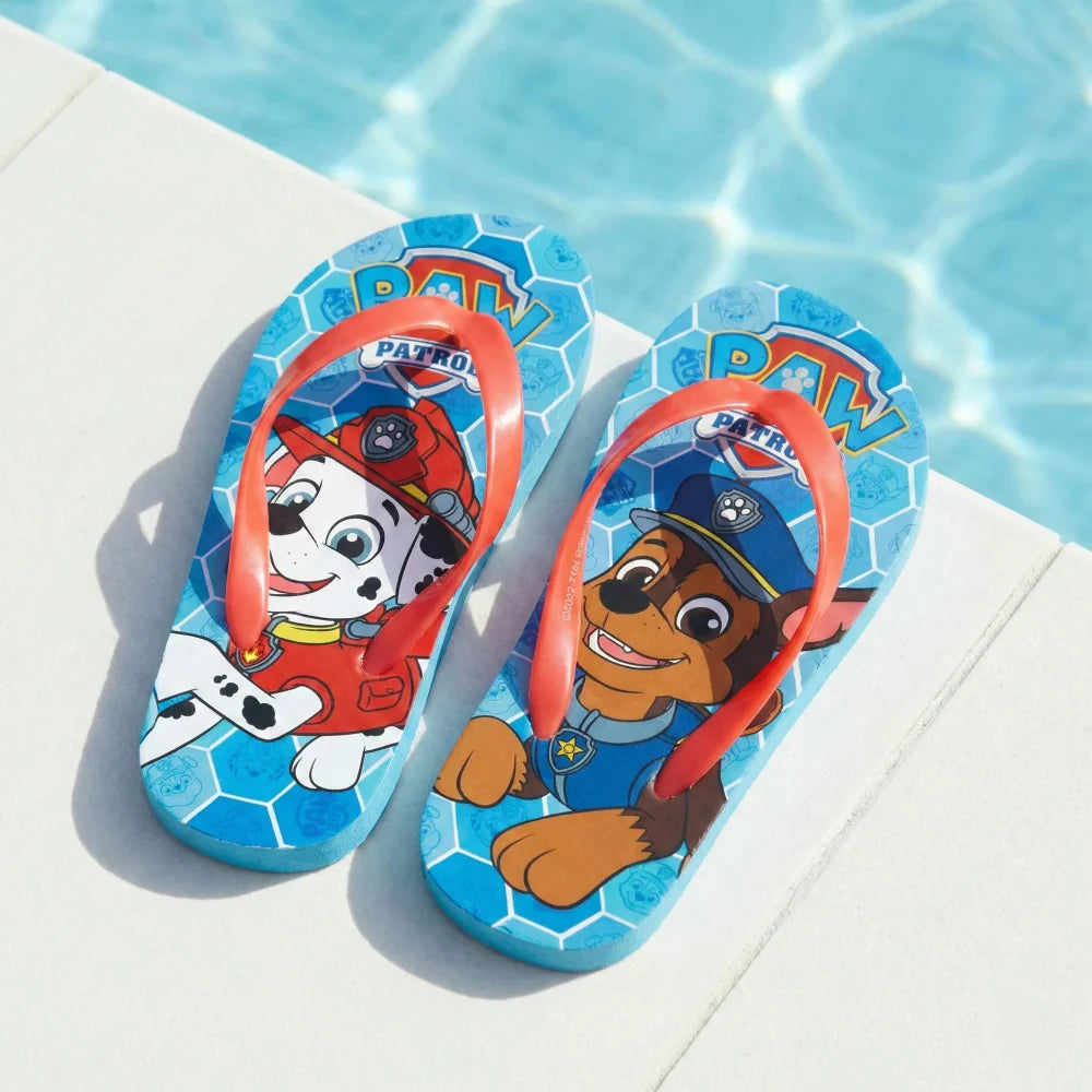 Paw Patrol Chase Kinder Flip Flops Zehentrenner Sandalen Latschen - WS-Trend.de 25-34