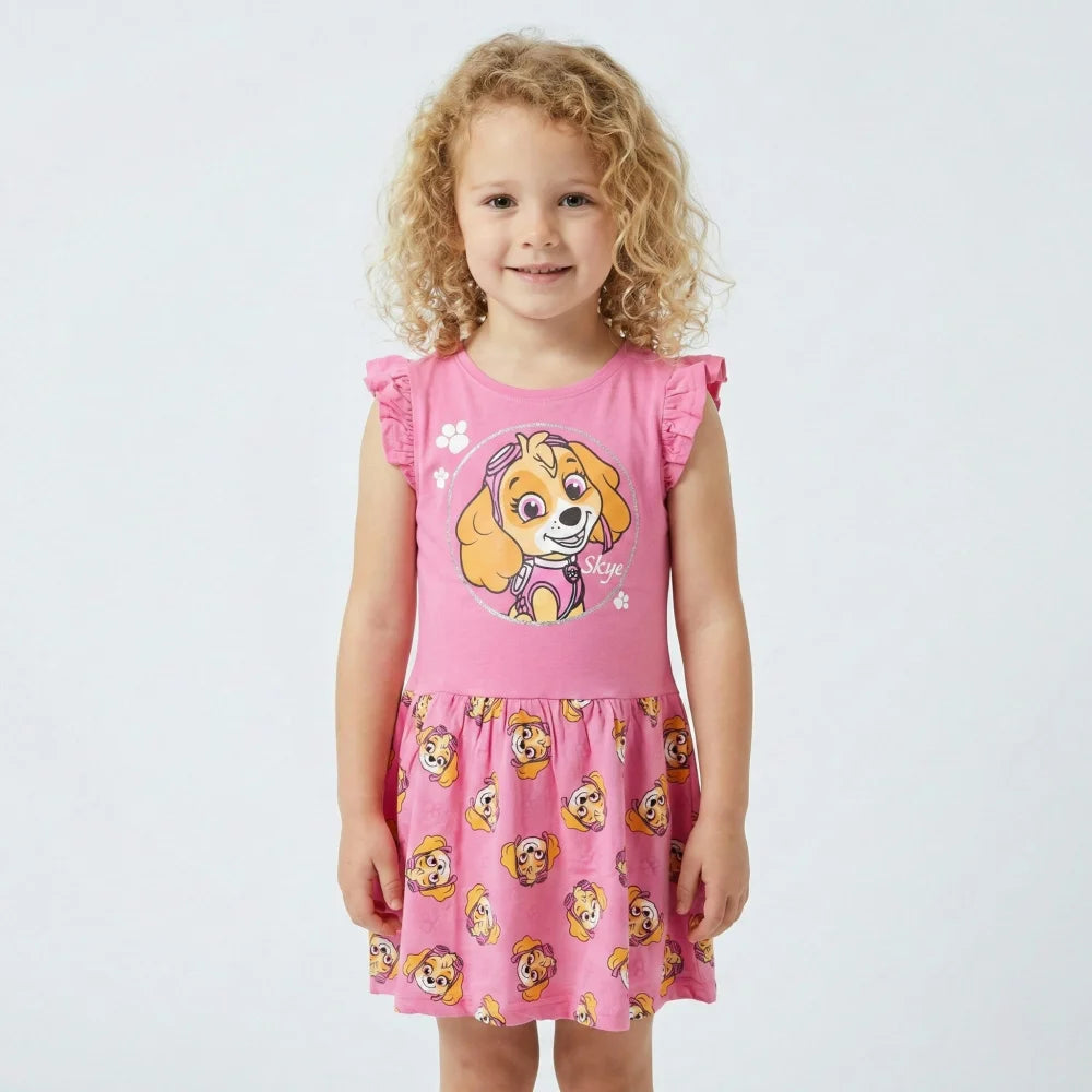 Paw Patrol Skye Kinder Mädchen Sommerkleid Kleid - WS-Trend.de Gr 98-128 Baumwolle