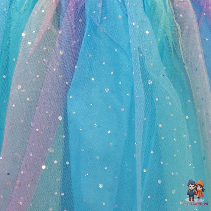 Paw Patrol Skye Regenbogen Mädchen Kinder Tüllkleid Kleid - WS-Trend.de Gr. 98-128