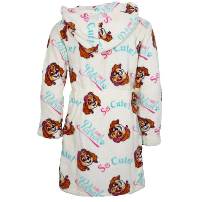 Paw Patrol Skye Mädchen Fleece Bademantel mit Kapuze - WS-Trend.de Gr. 98 - 128