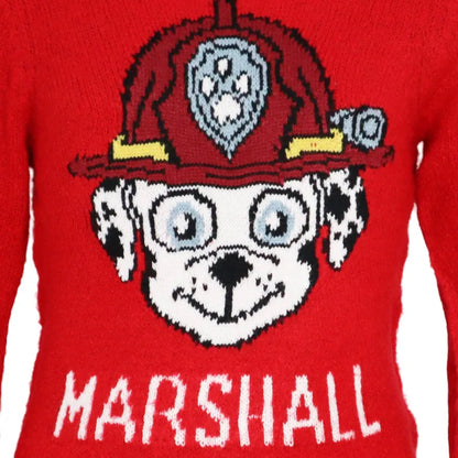 Paw Patrol Marshall Kinder Jungen Strick Pullover Sweater - WS-Trend.de Gr. 98 - 128