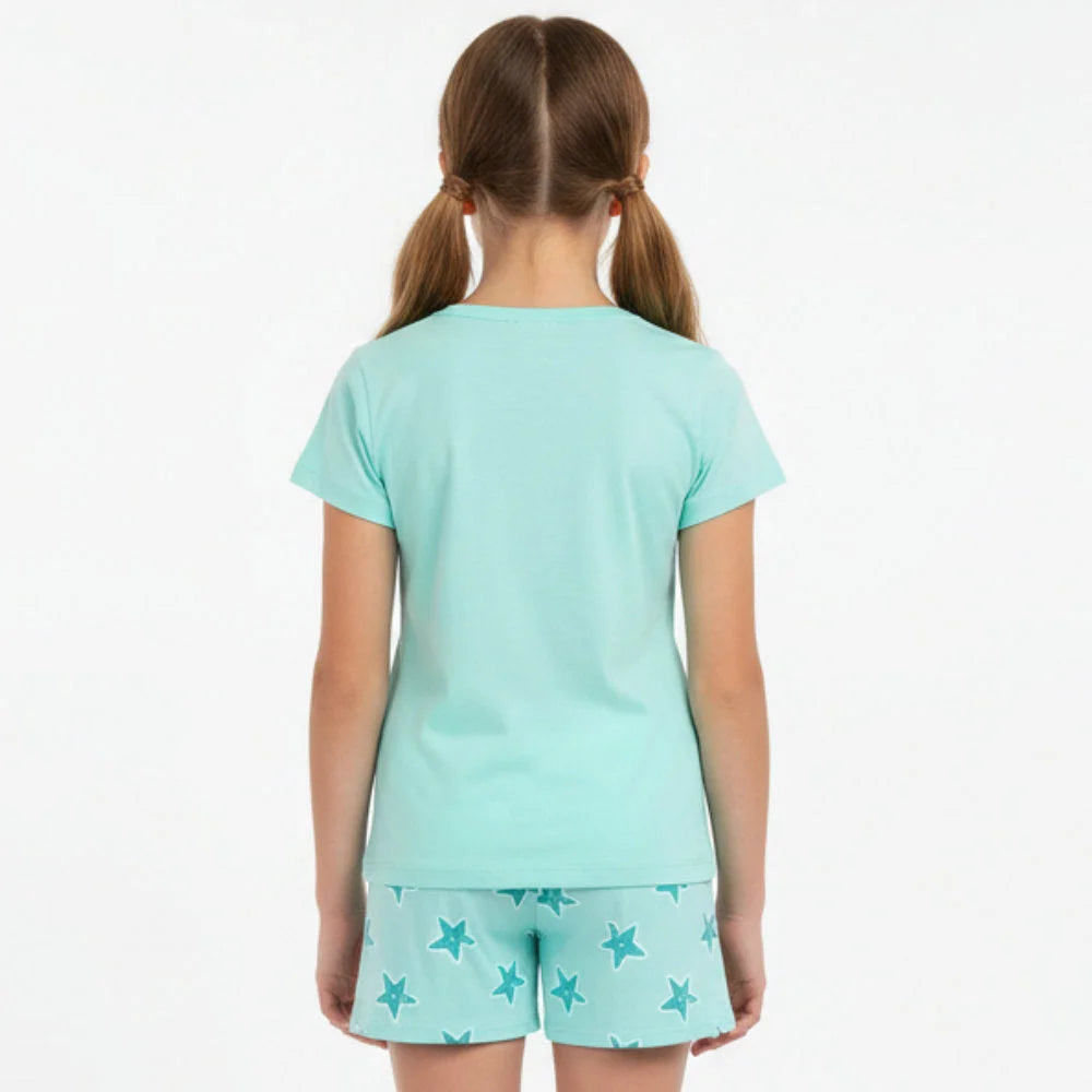 Paw Patrol Skye Kinder Mädchen Pyjama Shirt Shorts Gr. 92-128 - WS-Trend.de
