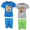 Paw Patrol Kinder Jungen kurzarm Schlafanzug Pyjama Shirt Shorts