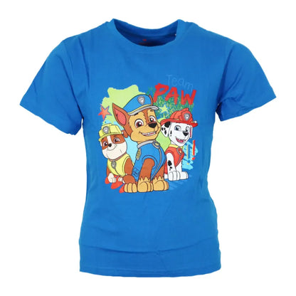 Paw Patrol Kinder Jungen kurzarm Schlafanzug Pyjama Shirt Shorts - WS-Trend.de Gr. 110-140