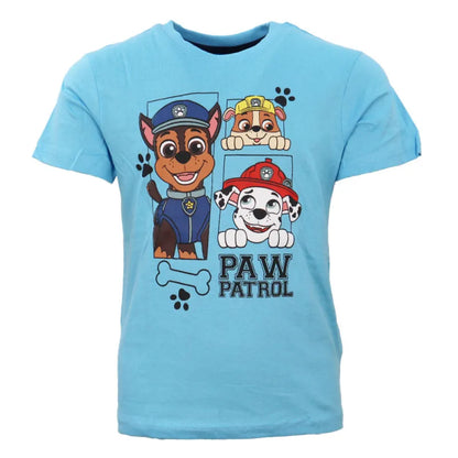 Paw Patrol Kinder kurzarm Schlafanzug Pyjama Shirt Shorts - WS-Trend.de Gr. 98-128