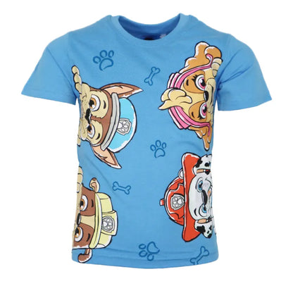 Paw Patrol Kinder Jungen kurzarm Schlafanzug Pyjama Shirt Shorts - WS-Trend.de Gr. 98-128