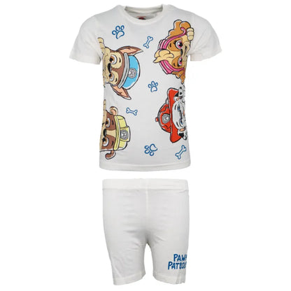 Paw Patrol Kinder Jungen kurzarm Schlafanzug Pyjama Shirt Shorts - WS-Trend.de Gr. 98-128