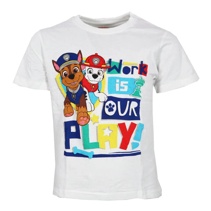 Paw Patrol Kinder kurzarm Schlafanzug Pyjama Nachtwäsche - WS-Trend.de 98-128 Baumwolle