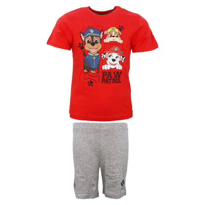 Paw Patrol Kinder kurzarm Schlafanzug Pyjama Shirt Shorts - WS-Trend.de Gr. 98-128