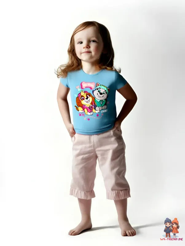 Paw Patrol Skye Everest Kinder Mädchen T-Shirt Shirt - WS-Trend.de Gr. 98 - 128 Baumwolle