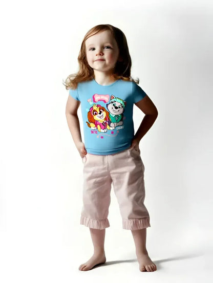 Paw Patrol Skye Everest Kinder Mädchen T-Shirt Shirt - WS-Trend.de Gr. 98 - 128 Baumwolle