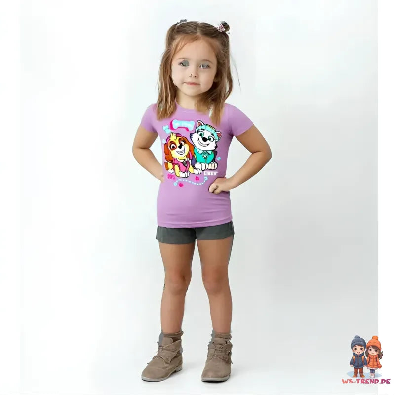 Paw Patrol Skye Everest Kinder Mädchen T-Shirt Shirt - WS-Trend.de Gr. 98 - 128 Baumwolle